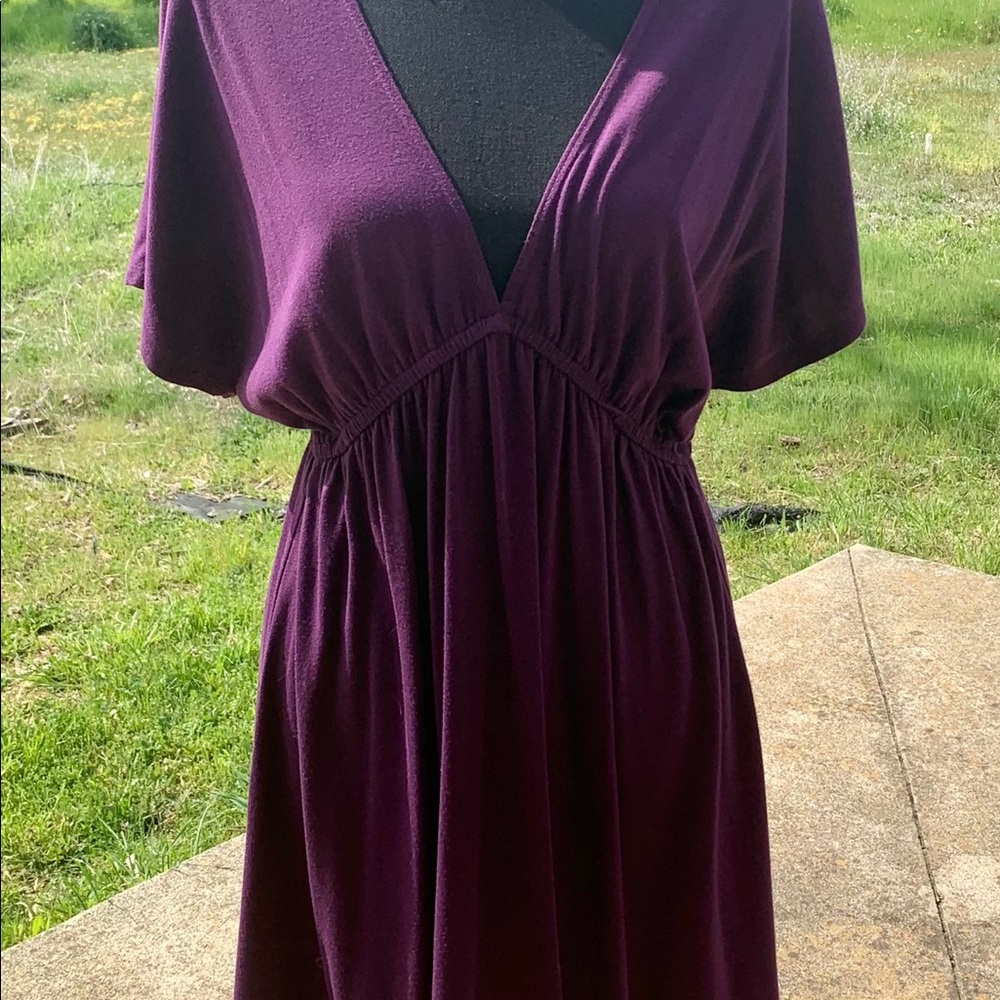 Purple Deep V-neck Dress by Mossimo Supply Co.